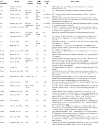 The Role of Tumor Microenvironment and Immune Response in Colorectal Cancer Development and Prognosis